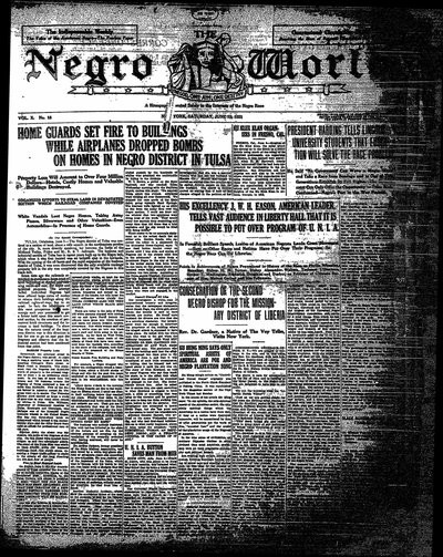 The Negro World, Jun 18, 1921