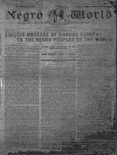 The Negro World, Nov 12, 1921