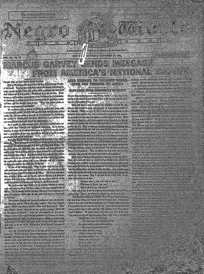 The Negro World, Nov 26, 1921