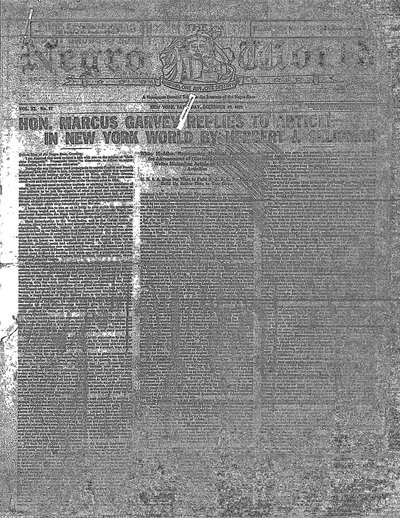 The Negro World, Dec 10, 1921