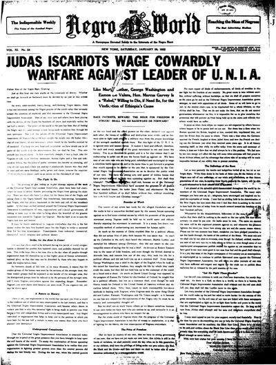 The Negro World, Jan 28, 1922