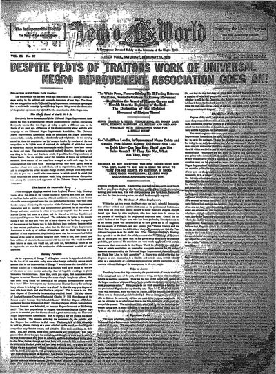 The Negro World, Feb 11, 1922