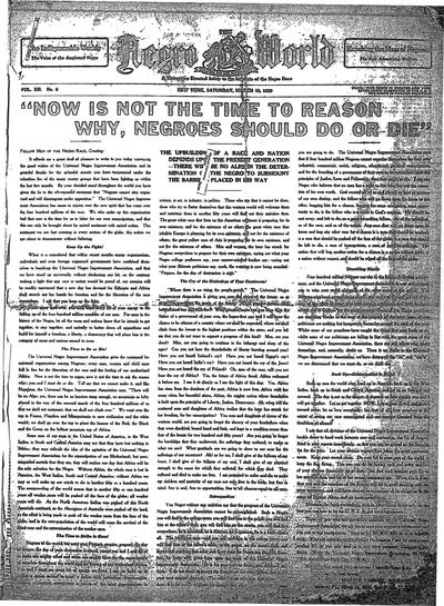 The Negro World, Mar 18, 1922