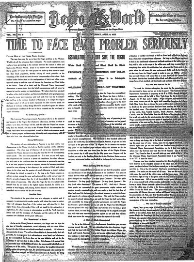The Negro World, Apr 8, 1922