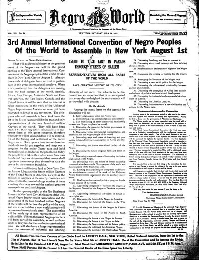 The Negro World, Jul 29, 1922