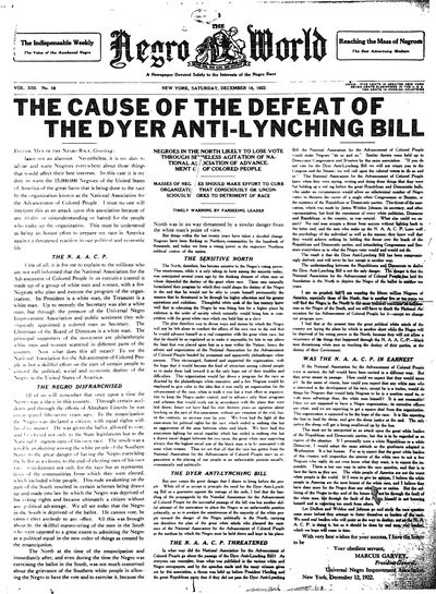 The Negro World, Dec 16, 1922