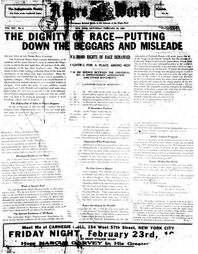 The Negro World, Feb 24, 1923