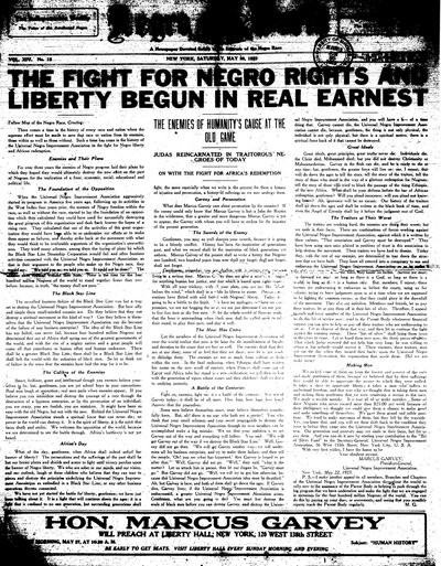 The Negro World, May 26, 1923