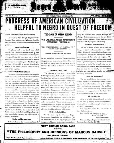 The Negro World, Oct 13, 1923