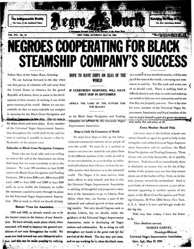 The Negro World, May 24, 1924