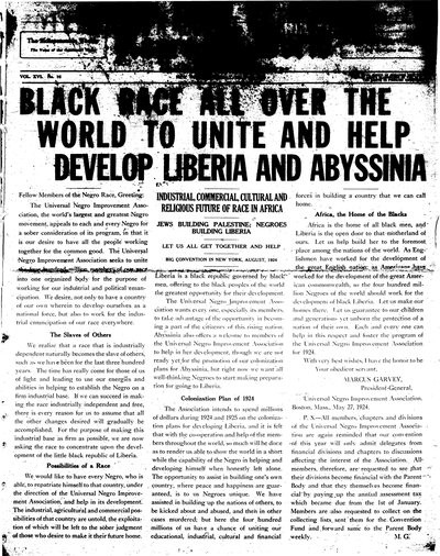 The Negro World, May 31, 1924