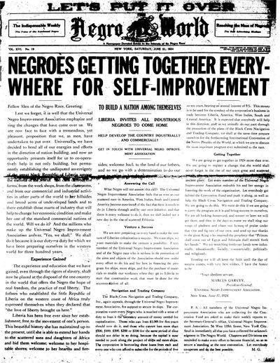 The Negro World, Jun 21, 1924