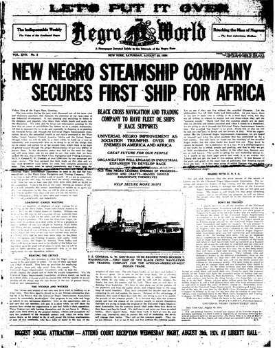 The Negro World, Aug 23, 1924