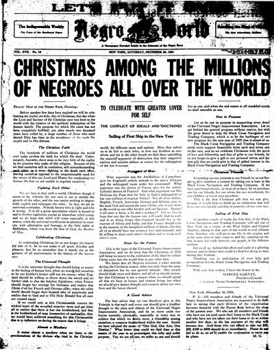 The Negro World, Dec 20, 1924