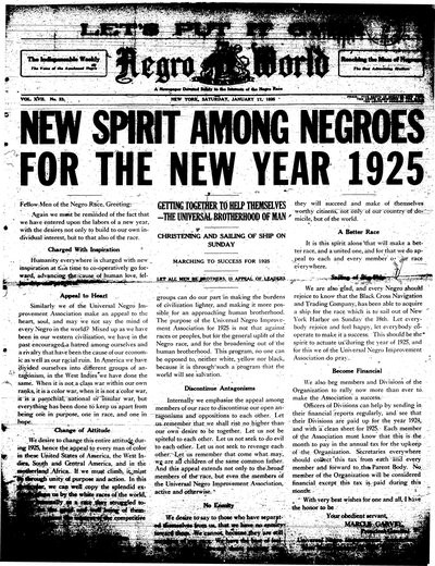 The Negro World, Jan 17, 1925