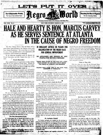 The Negro World, Mar 21, 1925