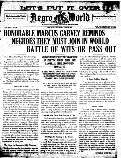 The Negro World, Jun 20, 1925