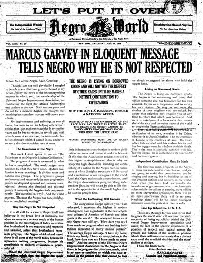 The Negro World, Jun 27, 1925