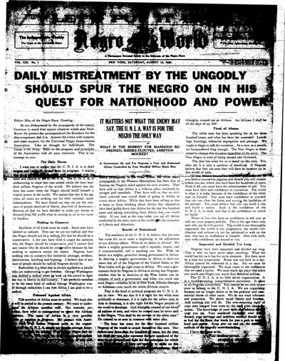 The Negro World, Aug 15, 1925