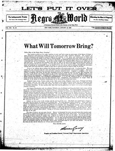 The Negro World, Jan 16, 1926