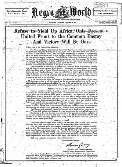 The Negro World, Jan 15, 1927