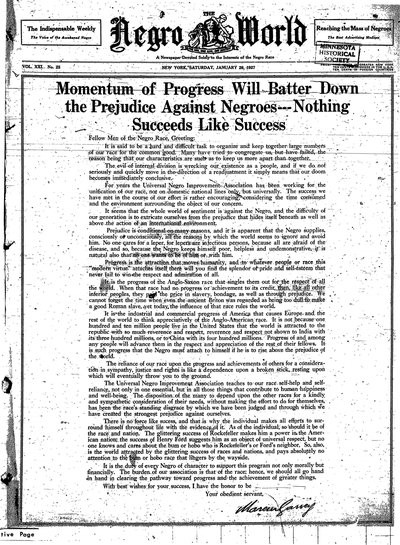 The Negro World, Jan 29, 1927