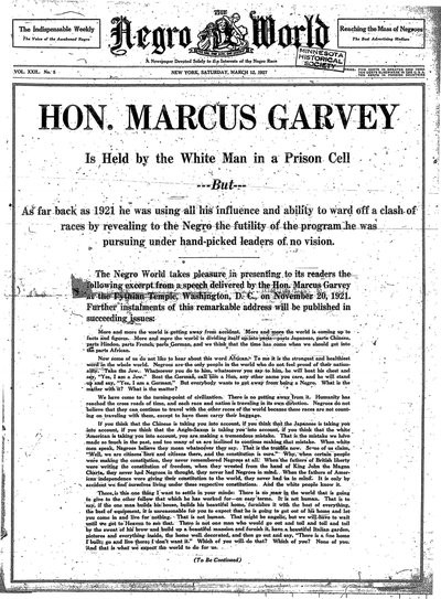 The Negro World, Mar 12, 1927