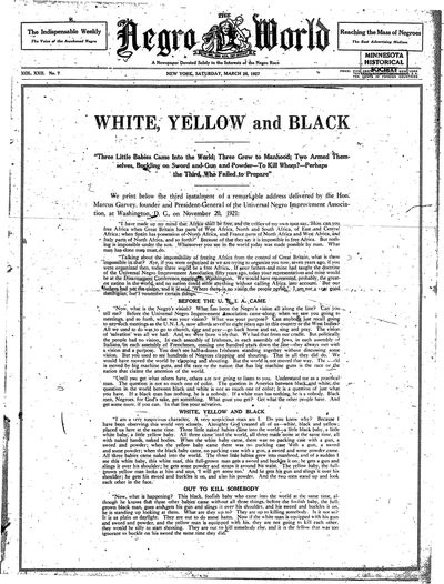 The Negro World, Mar 26, 1927