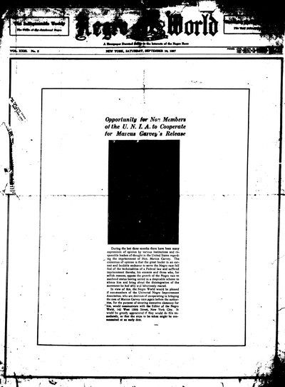 The Negro World, Sep 10, 1927