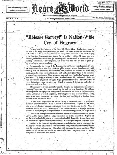 The Negro World, Sep 17, 1927