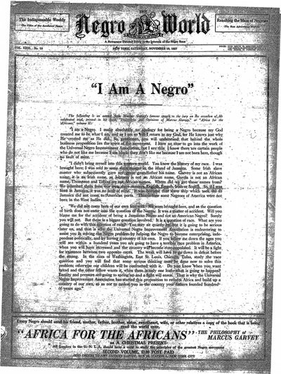 The Negro World, Nov 19, 1927