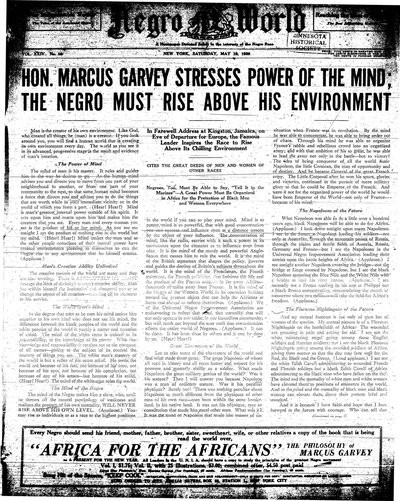 The Negro World, May 19, 1928