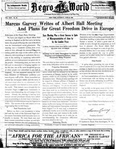 The Negro World, Jun 23, 1928