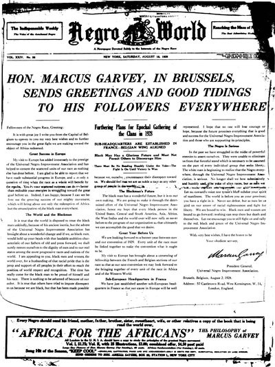 The Negro World, Aug 18, 1928