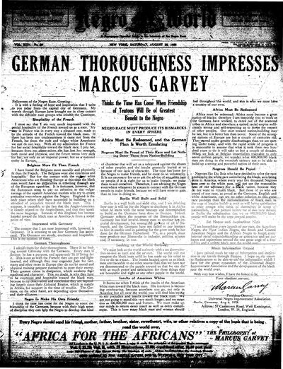 The Negro World, Aug 25, 1928