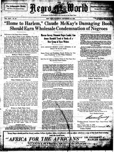 The Negro World, Sep 29, 1928