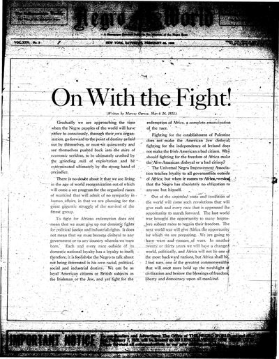 The Negro World, Feb 23, 1929