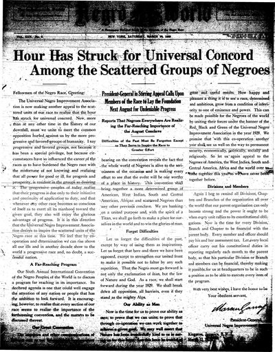 The Negro World, Mar 30, 1929
