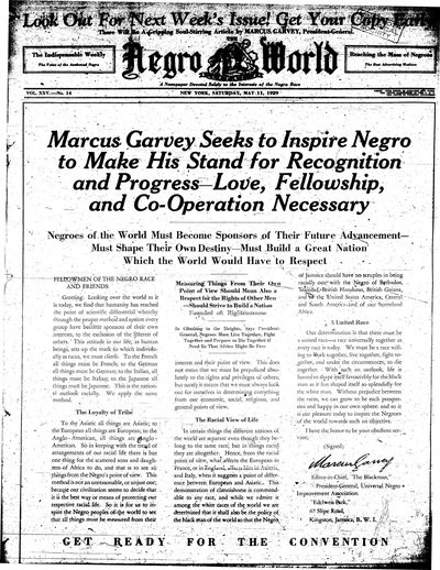 The Negro World, May 11, 1929