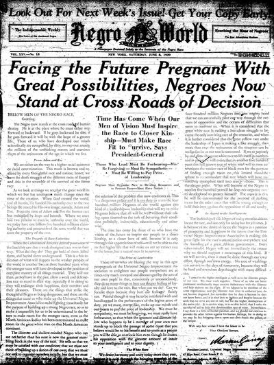 The Negro World, Jun 8, 1929