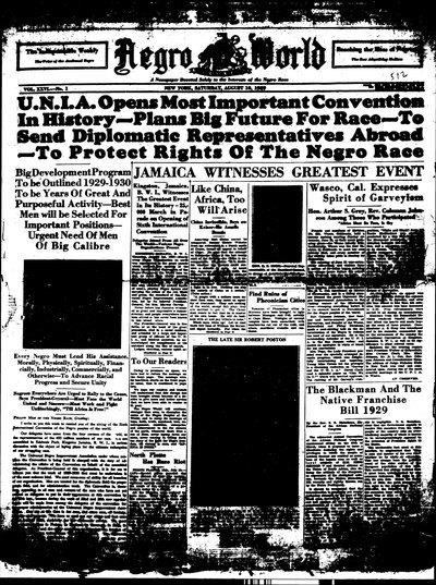 The Negro World, Aug 10, 1929
