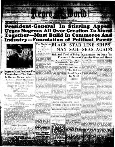 The Negro World, Aug 31, 1929