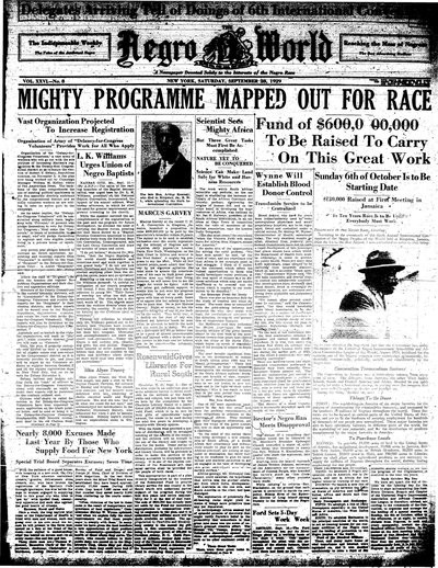 The Negro World, Sep 28, 1929