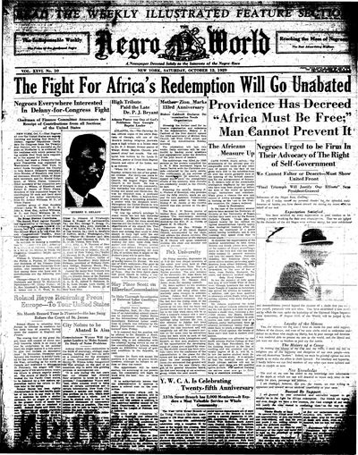 The Negro World, Oct 12, 1929