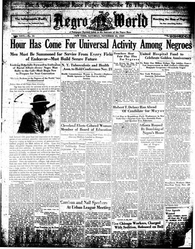 The Negro World, Nov 23, 1929