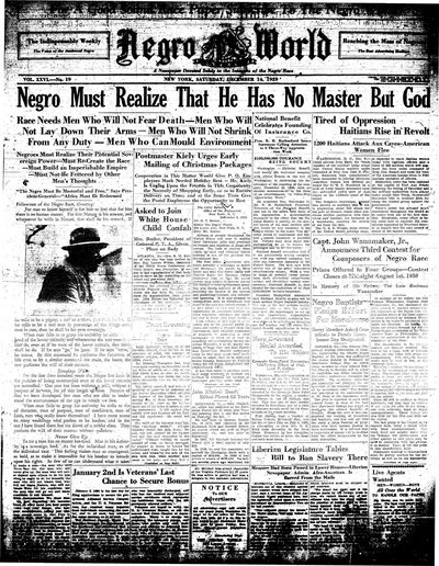 The Negro World, Dec 14, 1929