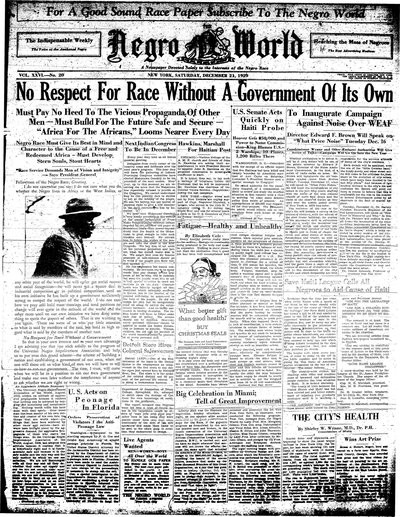 The Negro World, Dec 21, 1929