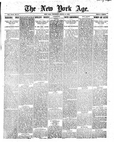 New York Age, Mar 16, 1905