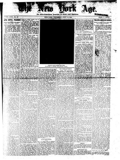 New York Age, Jul 27, 1905