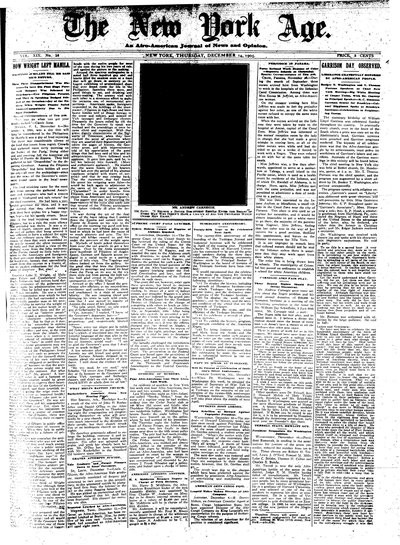 New York Age, Dec 14, 1905